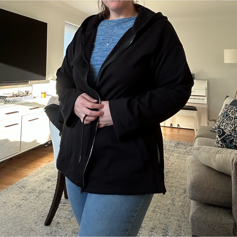 Black Hooded Jacket